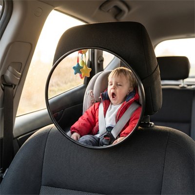 Miroir voiture pour bebe fatigué en voyage