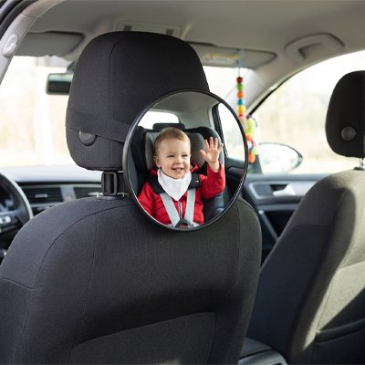 Miroir voiture pour bebe  lève la main-