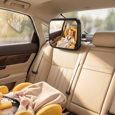 Miroir voiture pour bebe voyage tranquillement