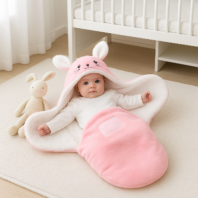 nid d ange bebe en train de se lever