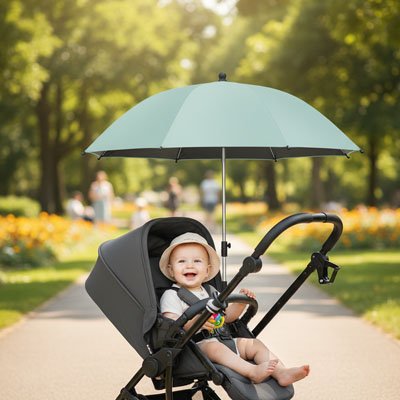 Ombrelle poussette​ allie de bebe au parc