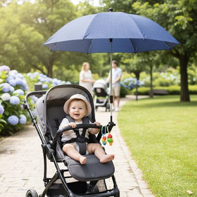 Ombrelle poussette​ moment de plaisir pour bebe
