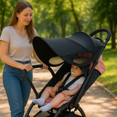 Par soleil pour poussette​ protege la peau  de bébé