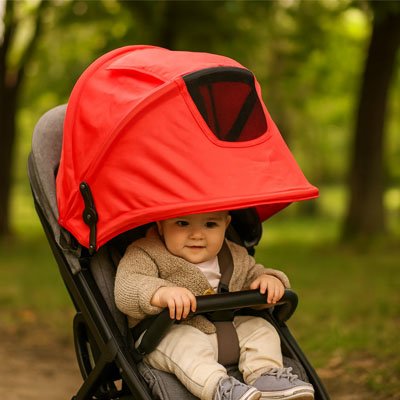 Pare soleil poussette​ universel bébé protégé