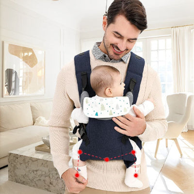 porte bebe blotti contre papa