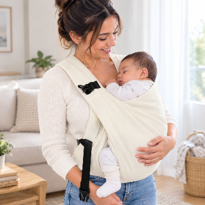 porte bebe en sling douceur cocooning