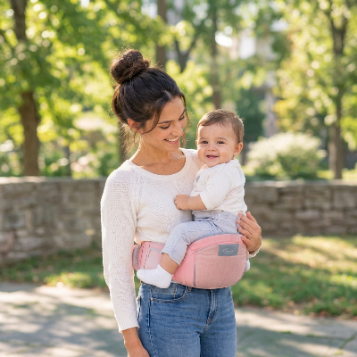 porte bébé hanche qui grandit avec bébé