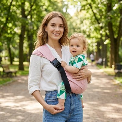 Porte bébé physiologique en randonné