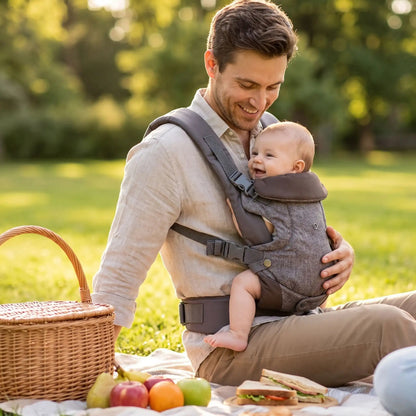 porte bebe physiologique naissance soulage la douleur