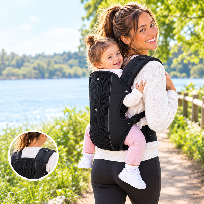 porte bebe physiologique ventral et dorsal moments sereins