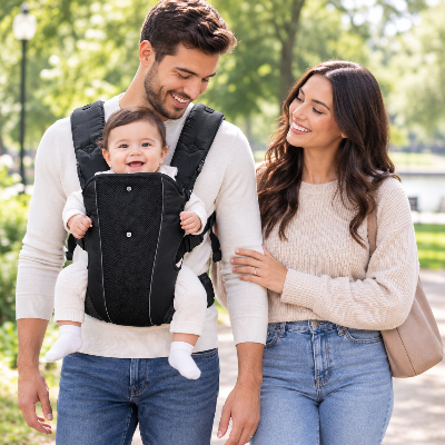 porte bebe physiologique ventral et dorsal bébé