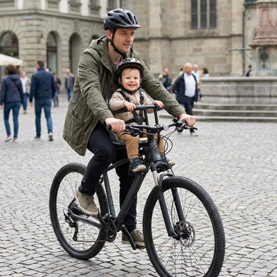 Porte bebe velo avec ceinture de sécurité