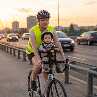 Porte bebe velo securitaire
