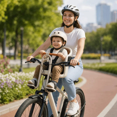 porte velo bebe avant balades bebe maman