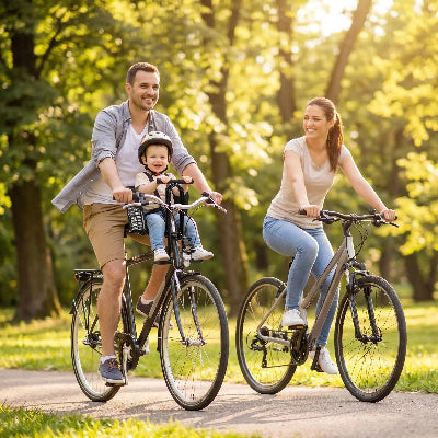 porte velo bebe promenade famillial