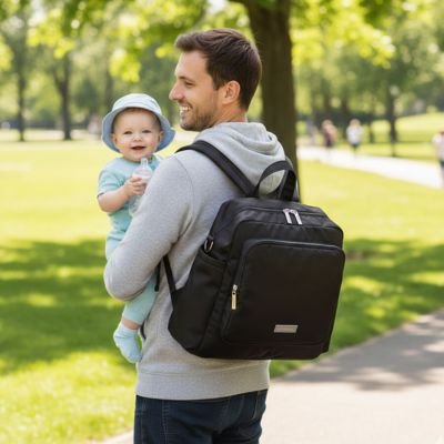 Sac a dos a langer papa en promenade