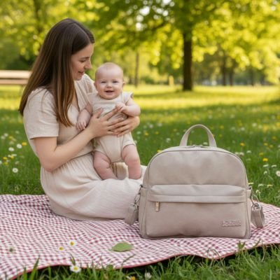 Sac a langer a dos pique nique avec bébé