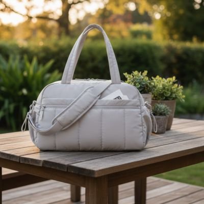 Sac a langer avec poche externe