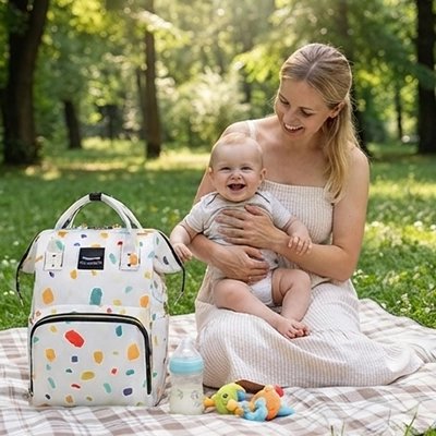 Sac a langer bebe  plusieurs compartiments 