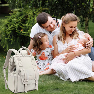 sac a langer creme famille heureux