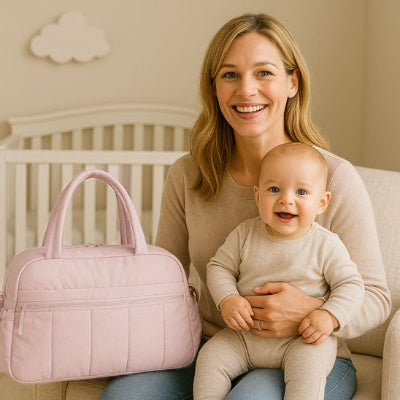 sac a langer multifonctionnel maman bebe sourit
