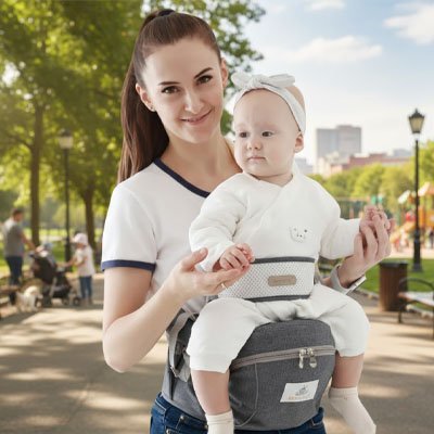 sortie quand il fait beau avec Porte bebe physiologique